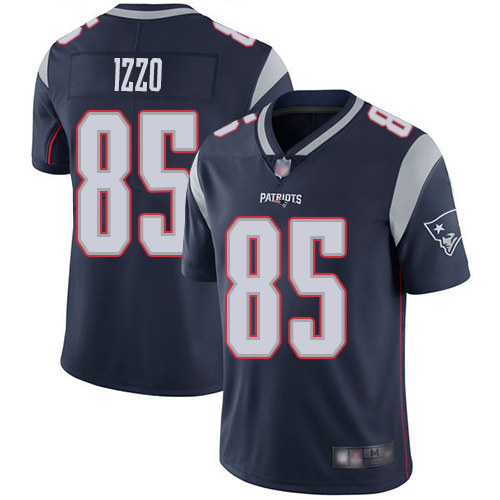 New England Patriots Football #85 Vapor Untouchable Limited Navy Blue Men Ryan Izzo Home NFL Jersey